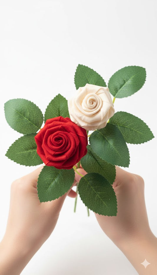 Handmade Ribbon Rose for Someone Special