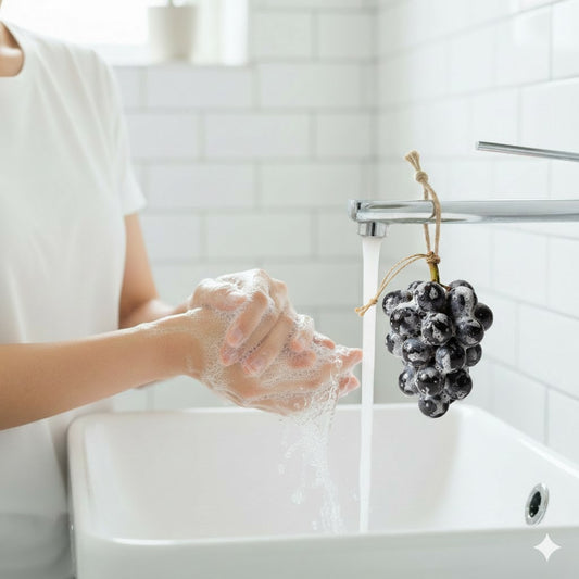 Charcoal Grape Glow soap